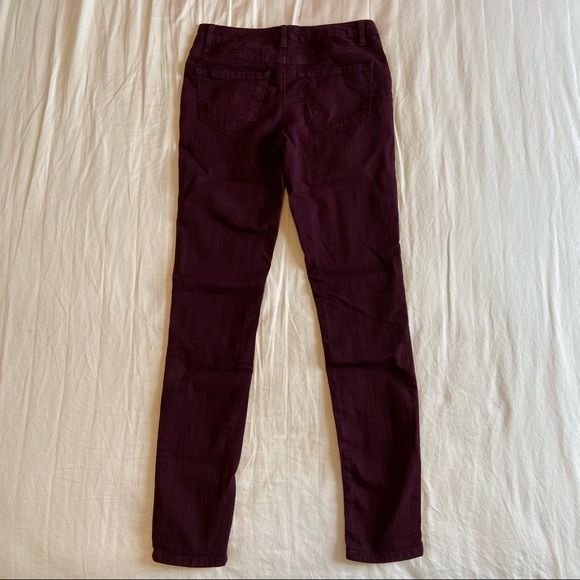 Refuge Maroon Skinny Jeans - Picture 2 of 3